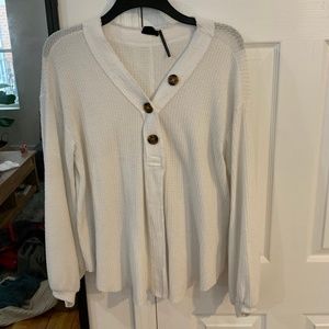 Urban Outfitters Waffle Sweater - Size L